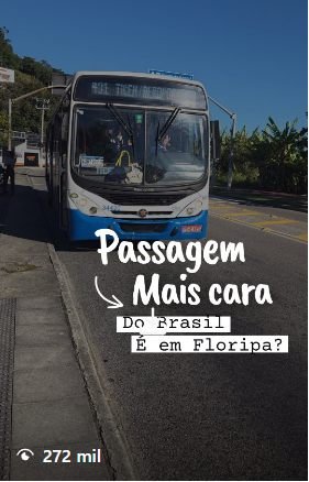 Story "Passagem mais cara do Brasil? É em Floripa?"